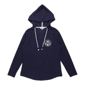 mySTYLE Women's Drawstring Striped Hoodie