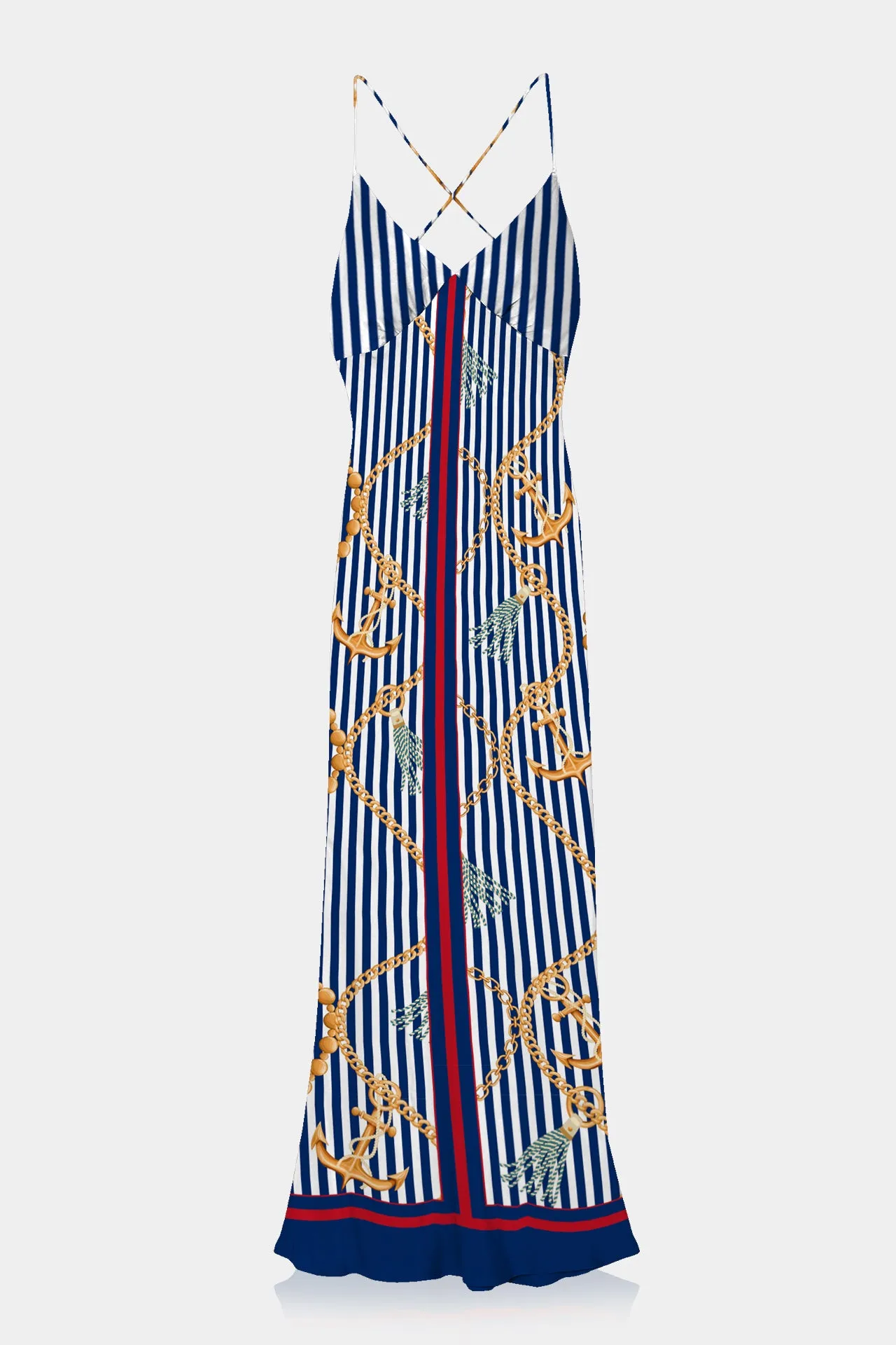 Nautical Stripes Summer Sun Dresses