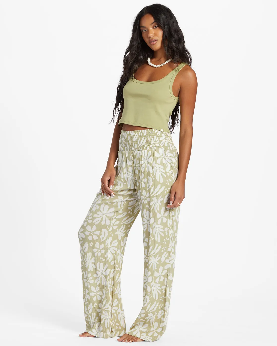 New Waves 2 Wide-Leg Pants - Avocado 2