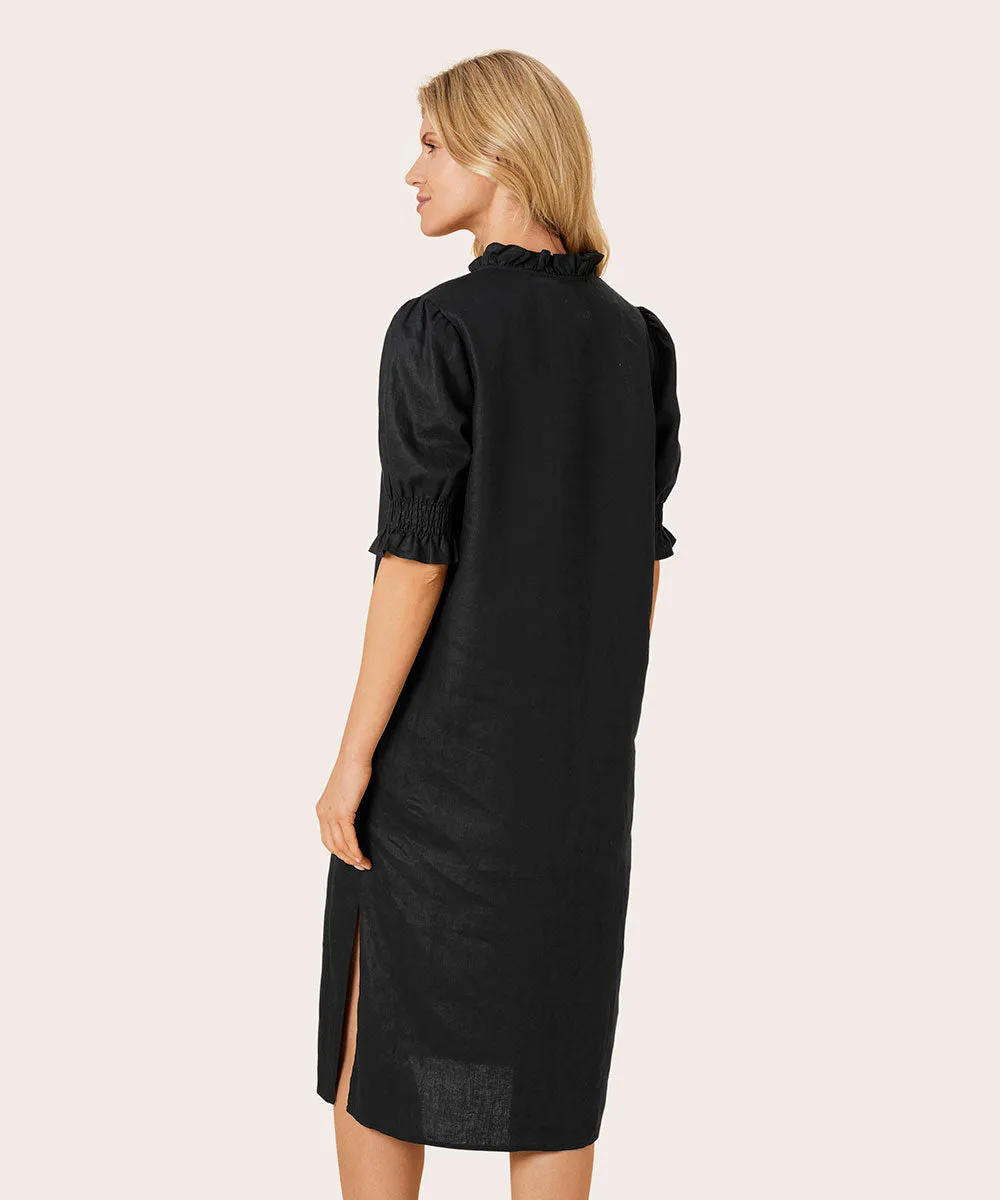 Nydela Smock-Sleeve Dress