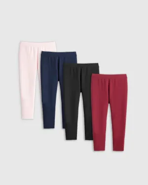 Organic Cotton French Terry Legging 4-Pack
