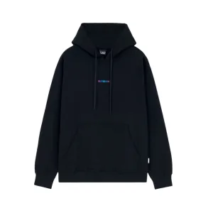 Propaganda Ribs Gradient Hoodie - Black