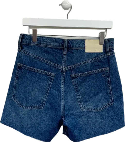 Rag & Bone Blue Denim Cut-Off Shorts EU 27