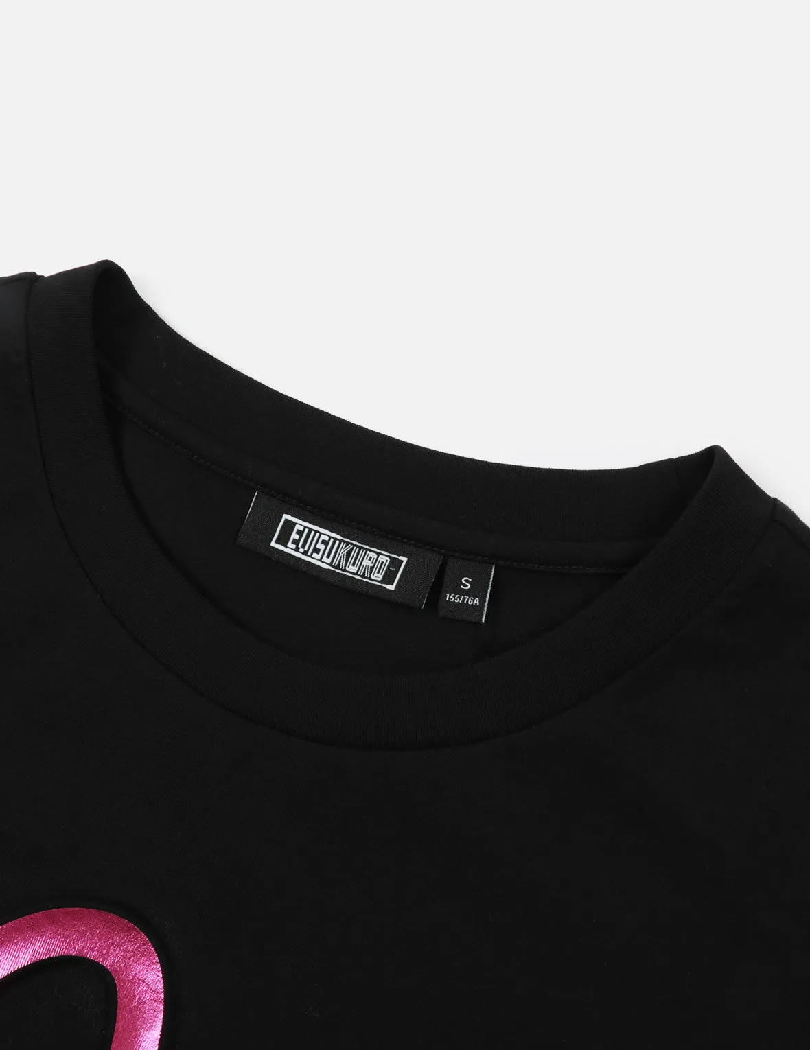 Seagull and Logo Embossed T-Shirt