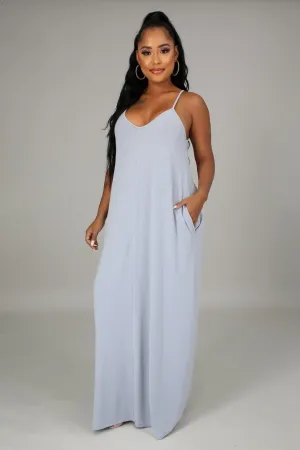 Simple Tunic Maxi Dress