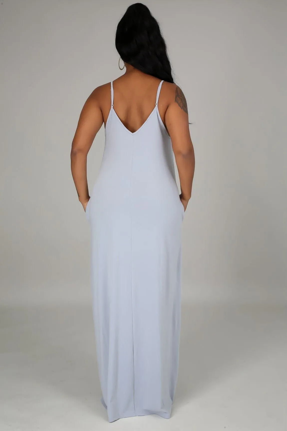 Simple Tunic Maxi Dress