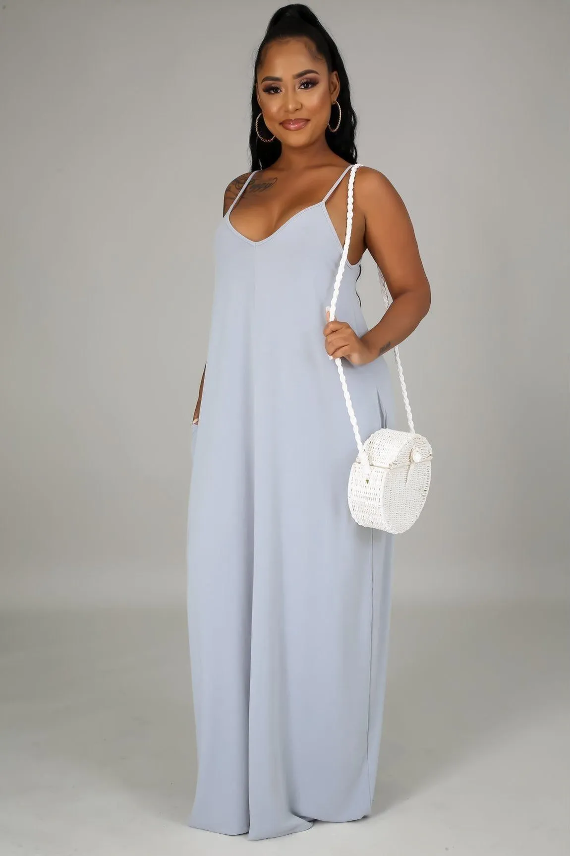 Simple Tunic Maxi Dress