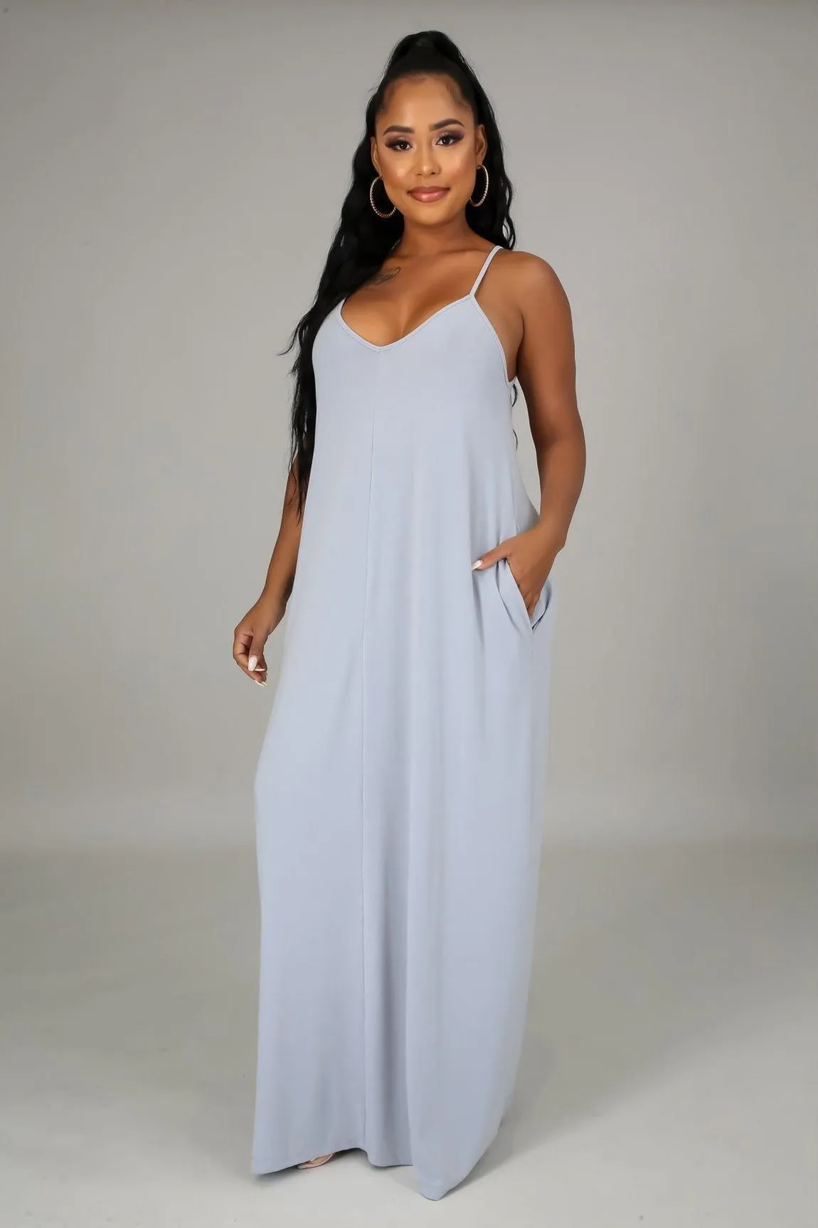 Simple Tunic Maxi Dress