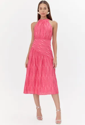 Sophie Cotton Embroidered Midi Dress