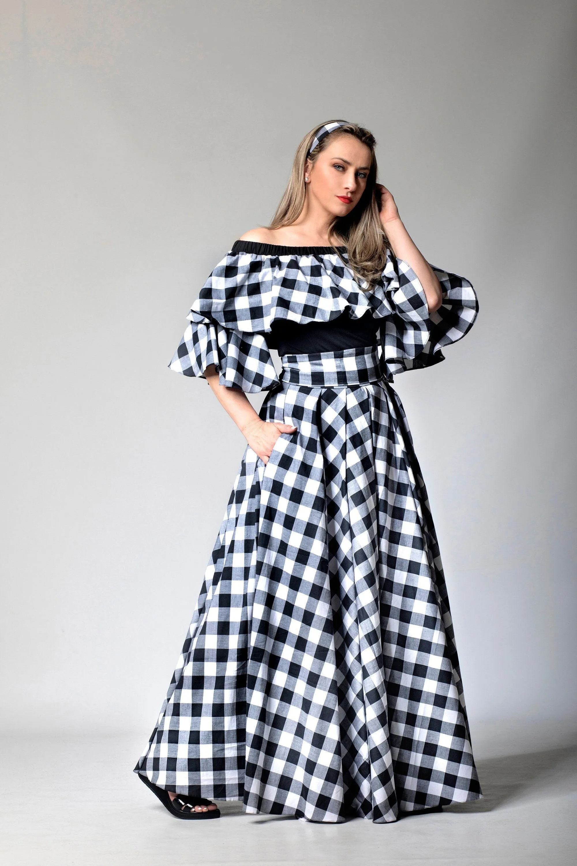 Tartan Gown Dress
