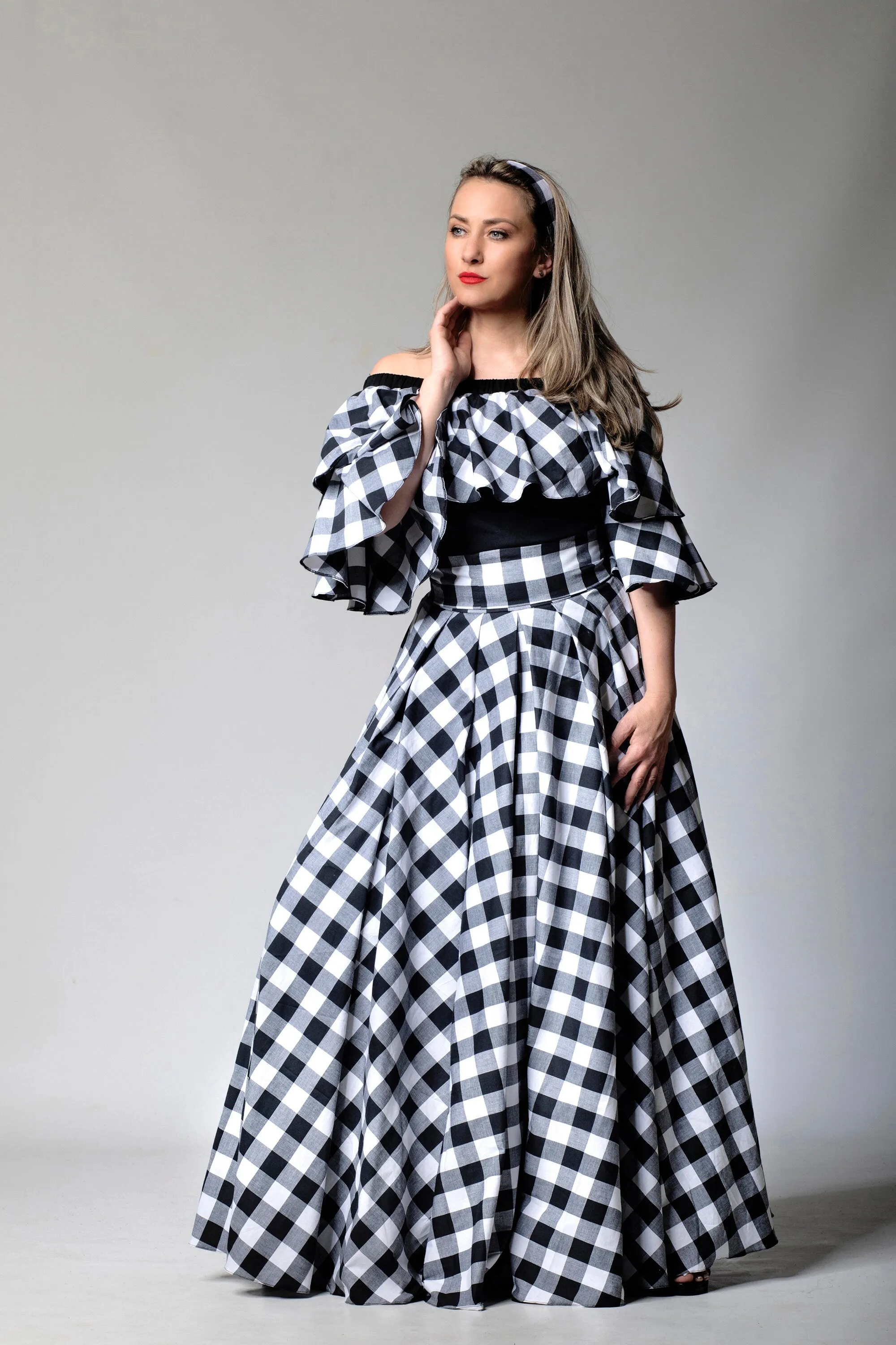 Tartan Gown Dress