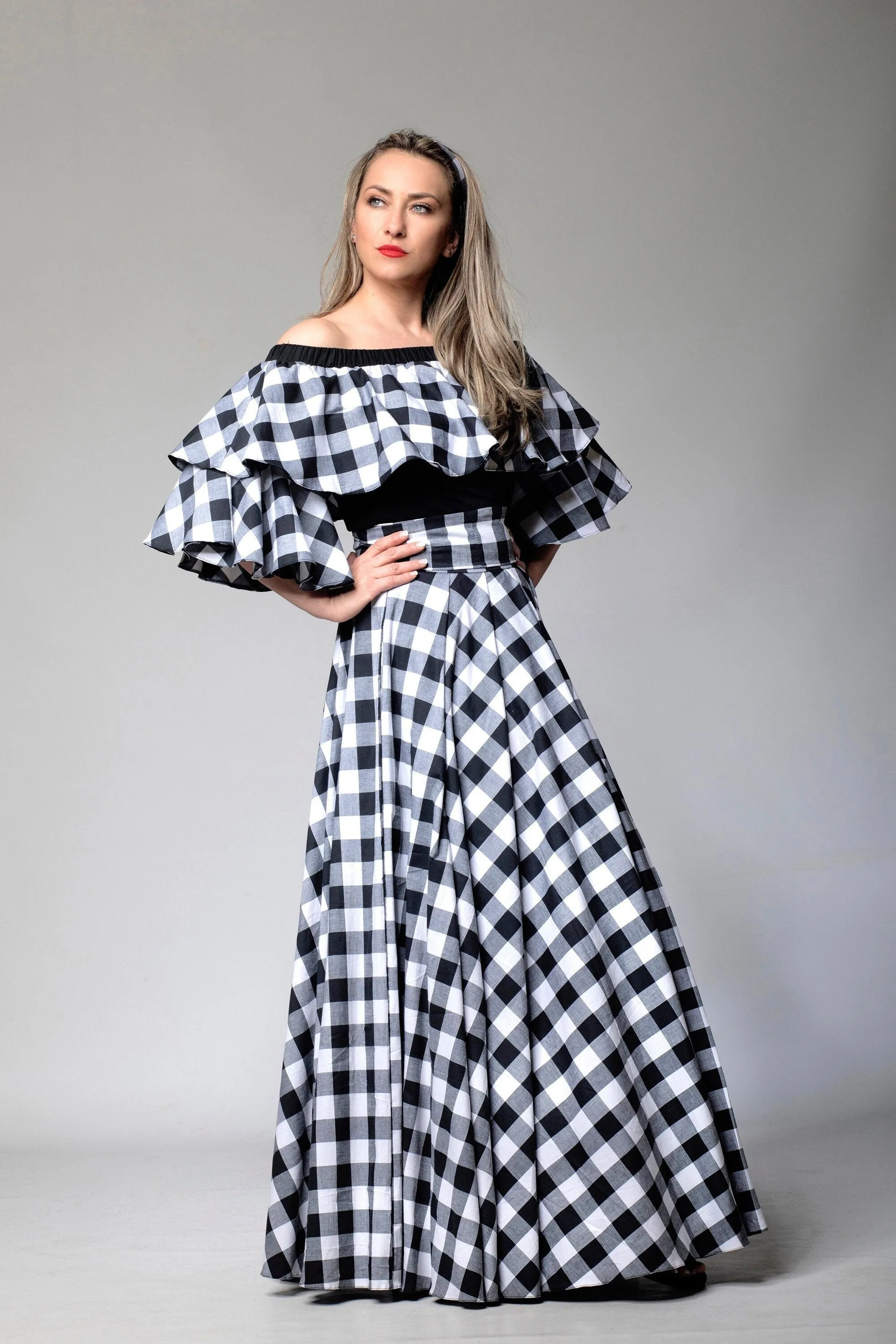 Tartan Gown Dress
