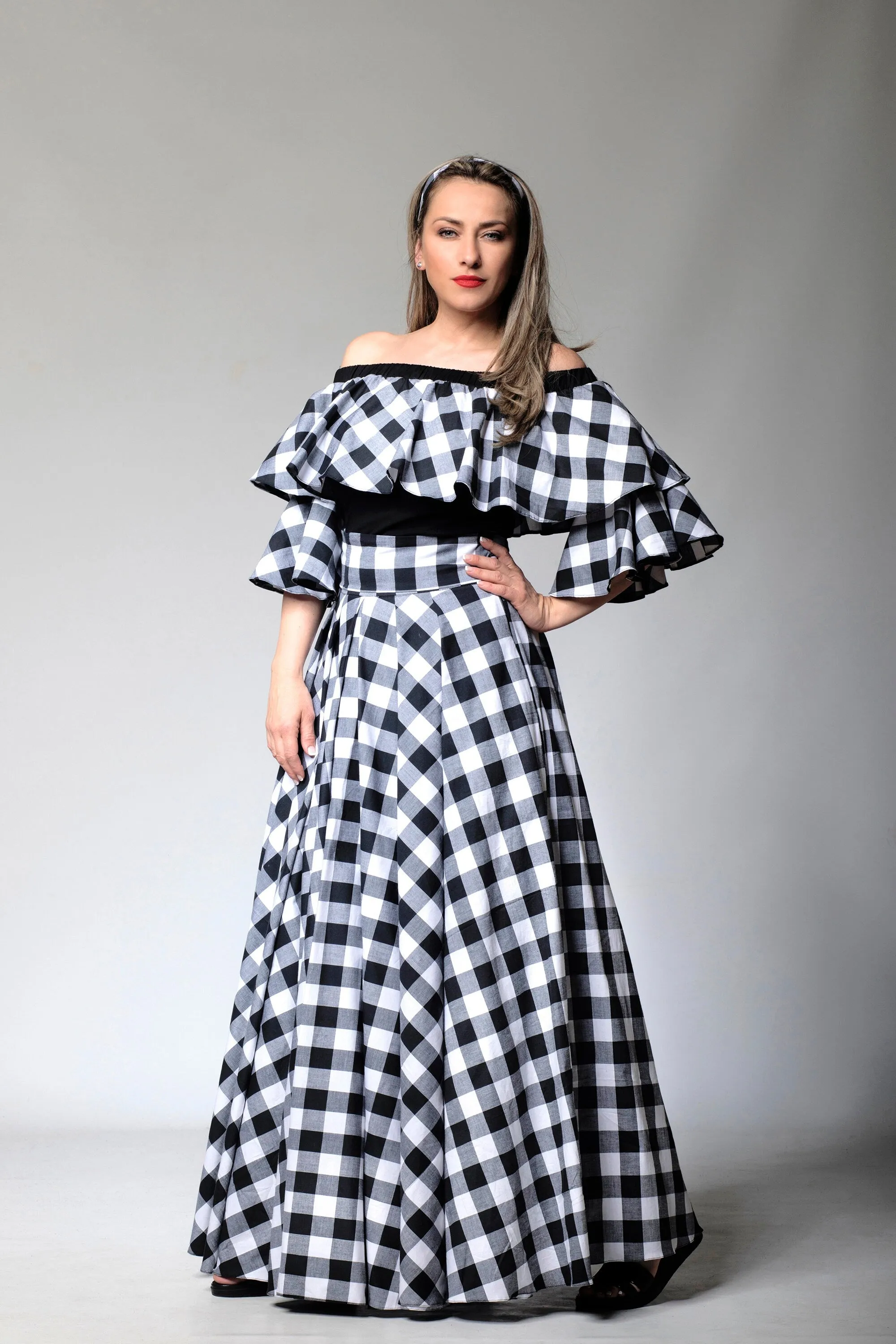 Tartan Gown Dress