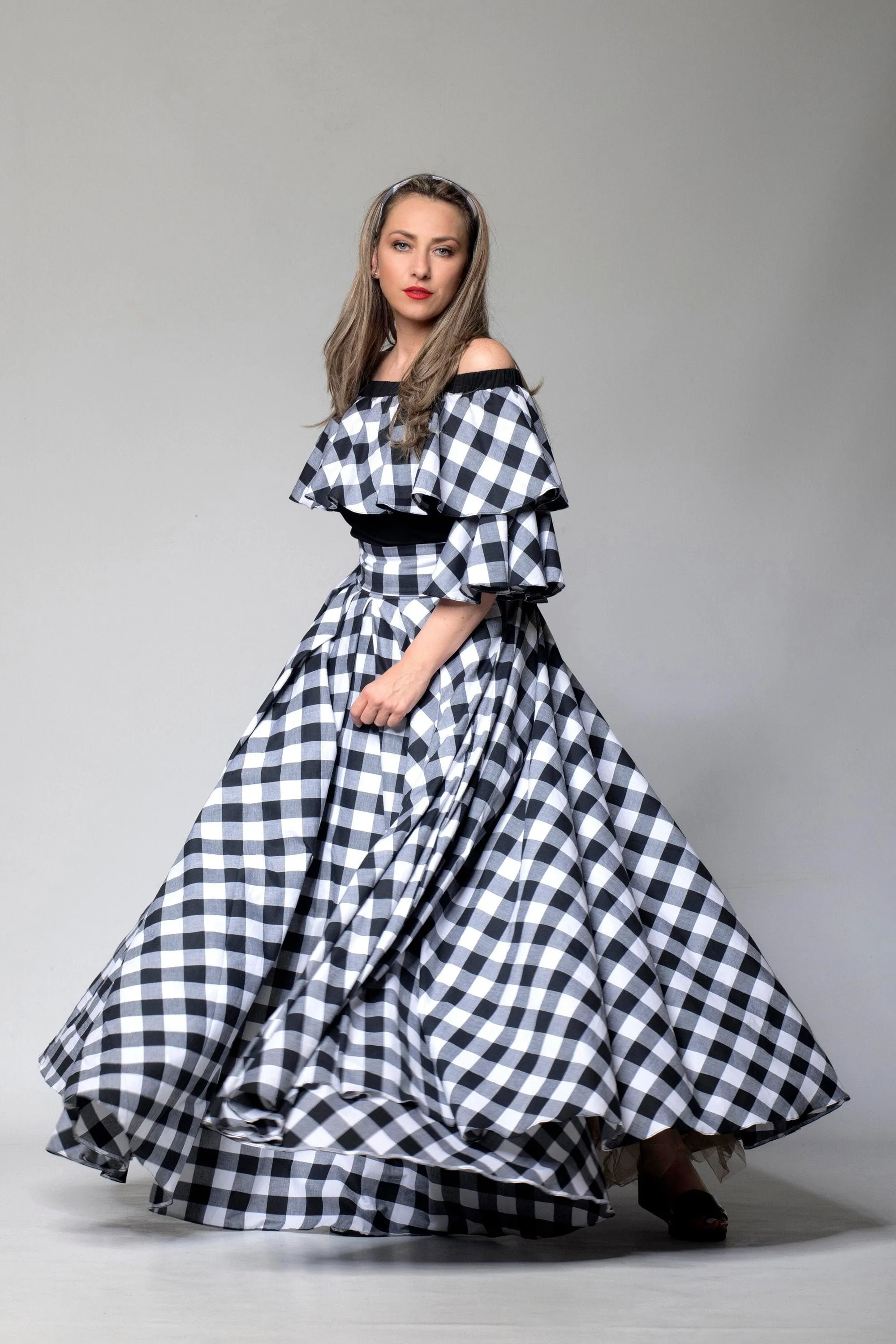 Tartan Gown Dress