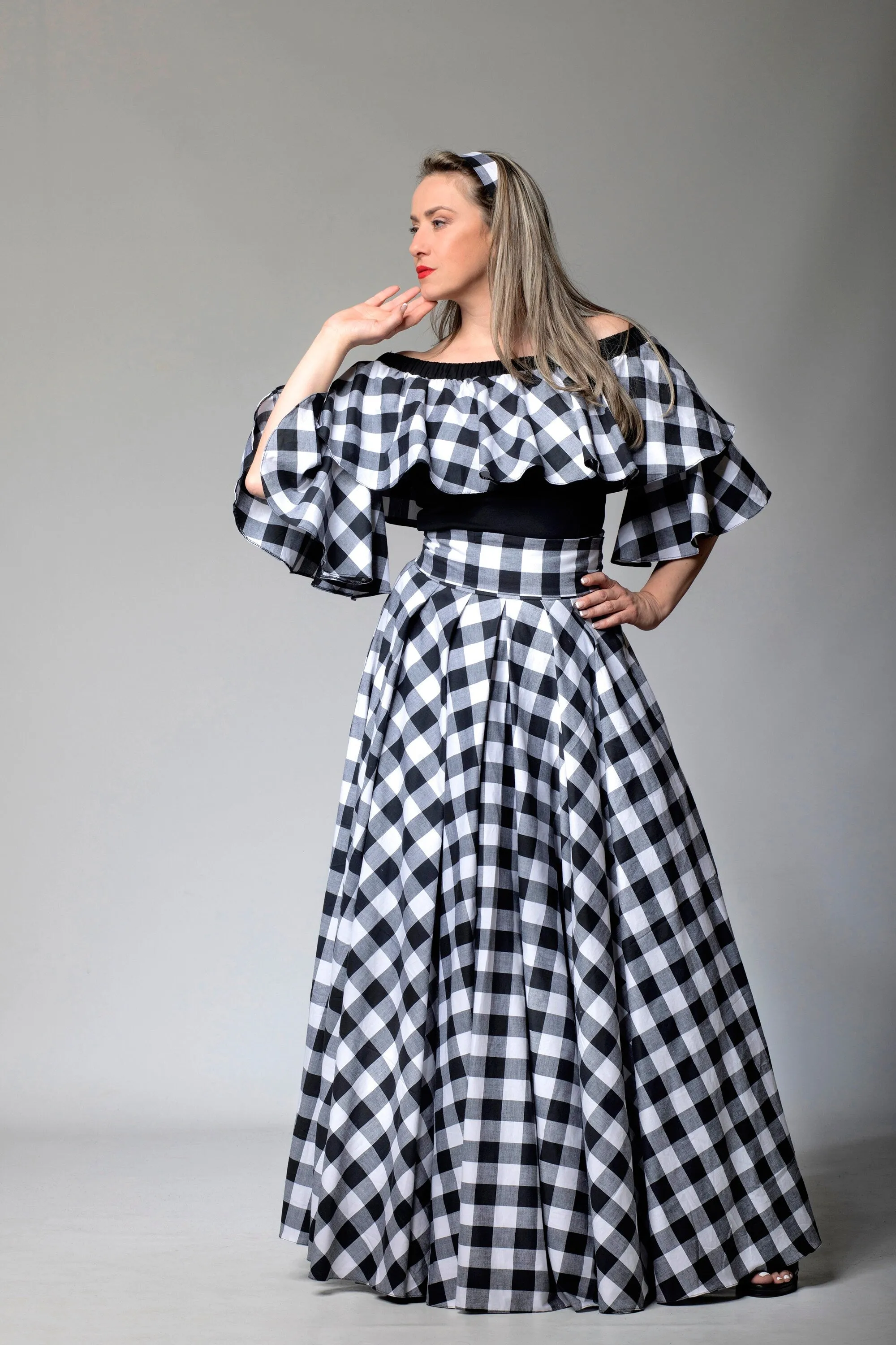 Tartan Gown Dress