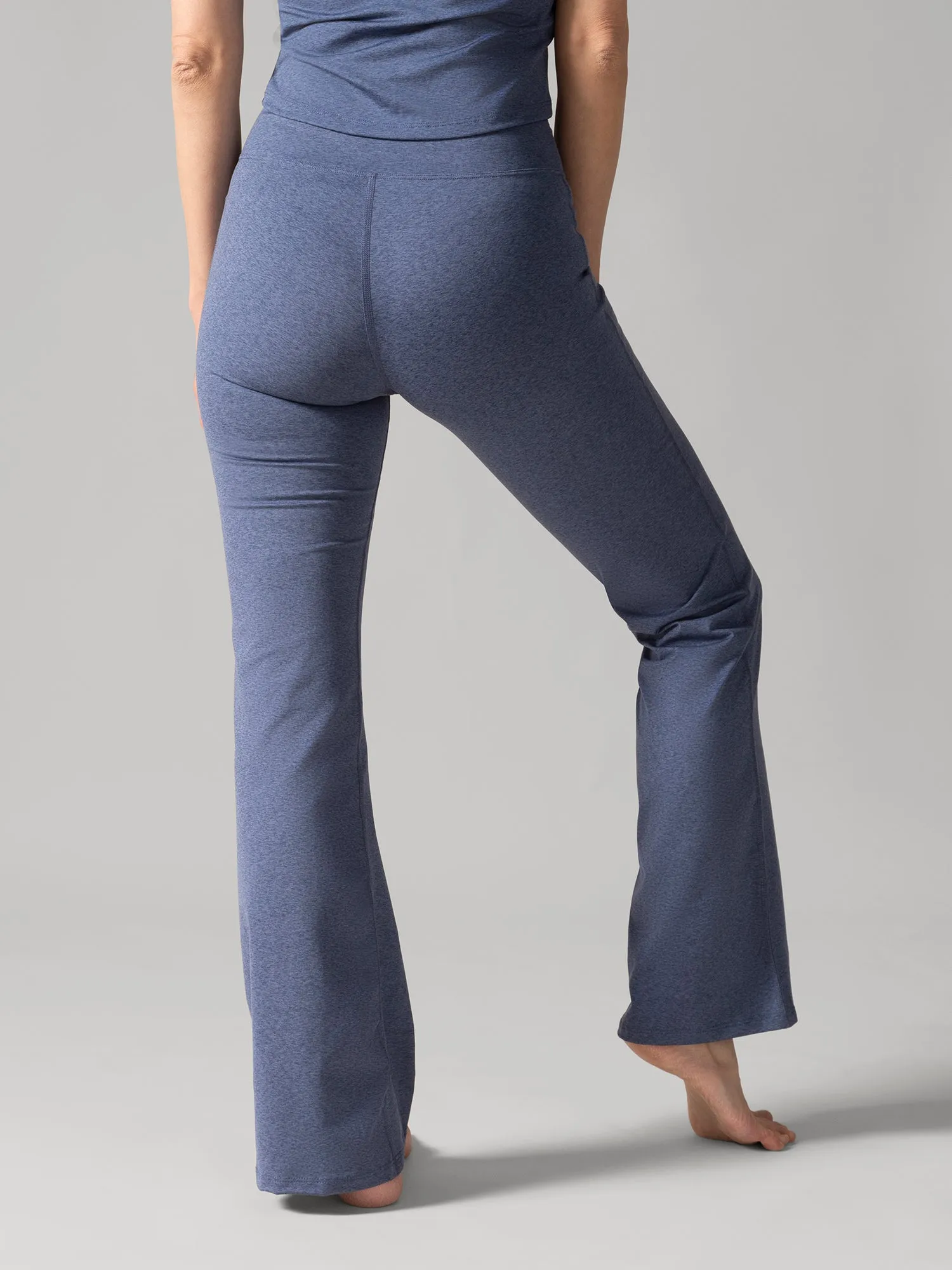 TGIF Wide Leg Yoga Pants - Denim