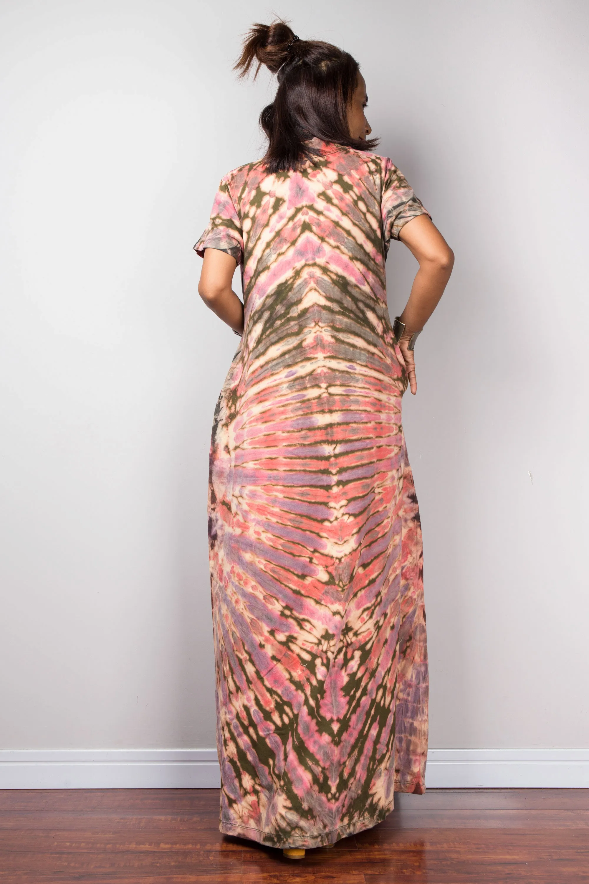 Tie Dye Split Thigh Dress