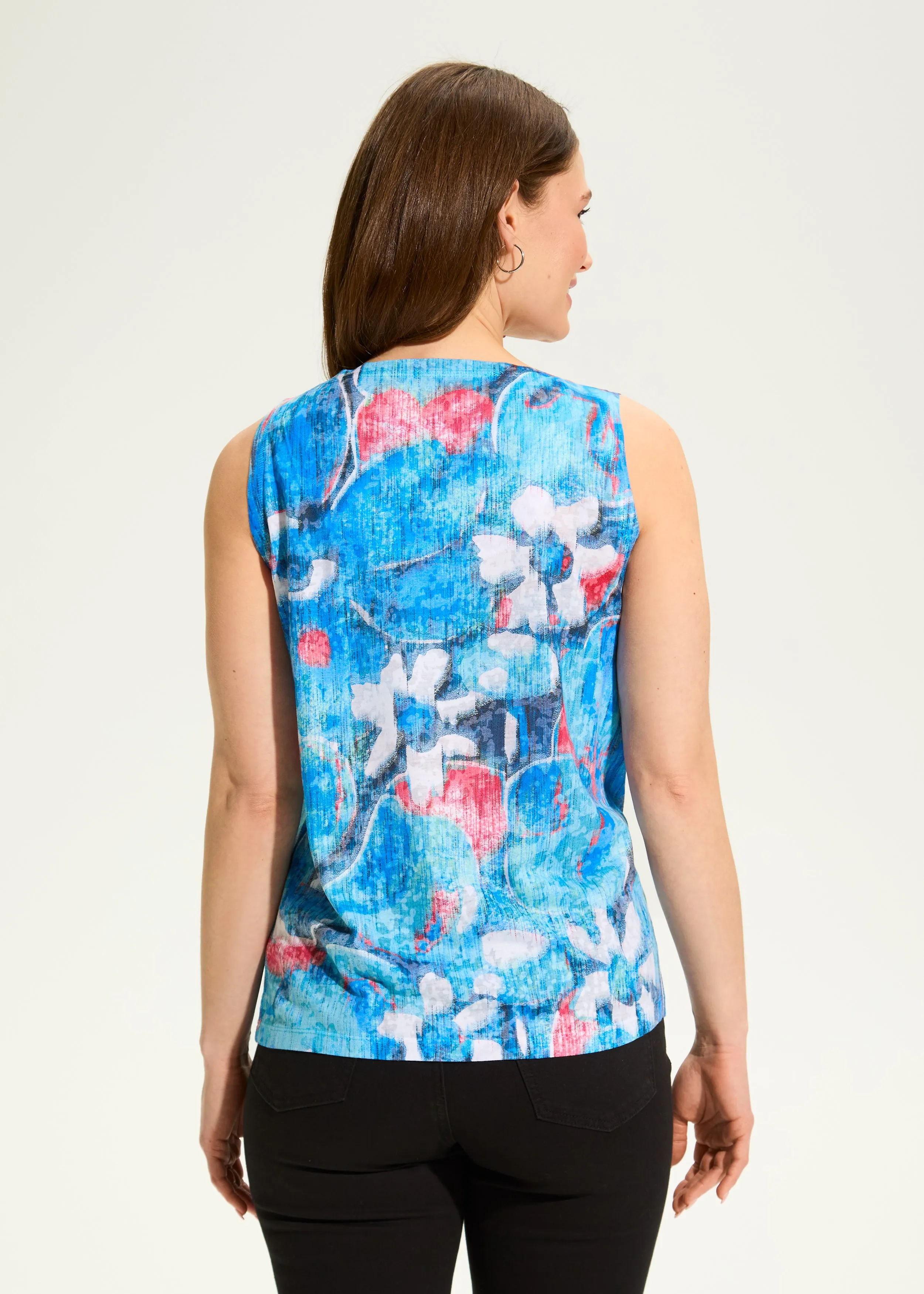 V-Neck Sleeveless Top, Melody