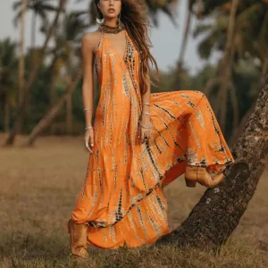 V Neck Summer Beach Sundress