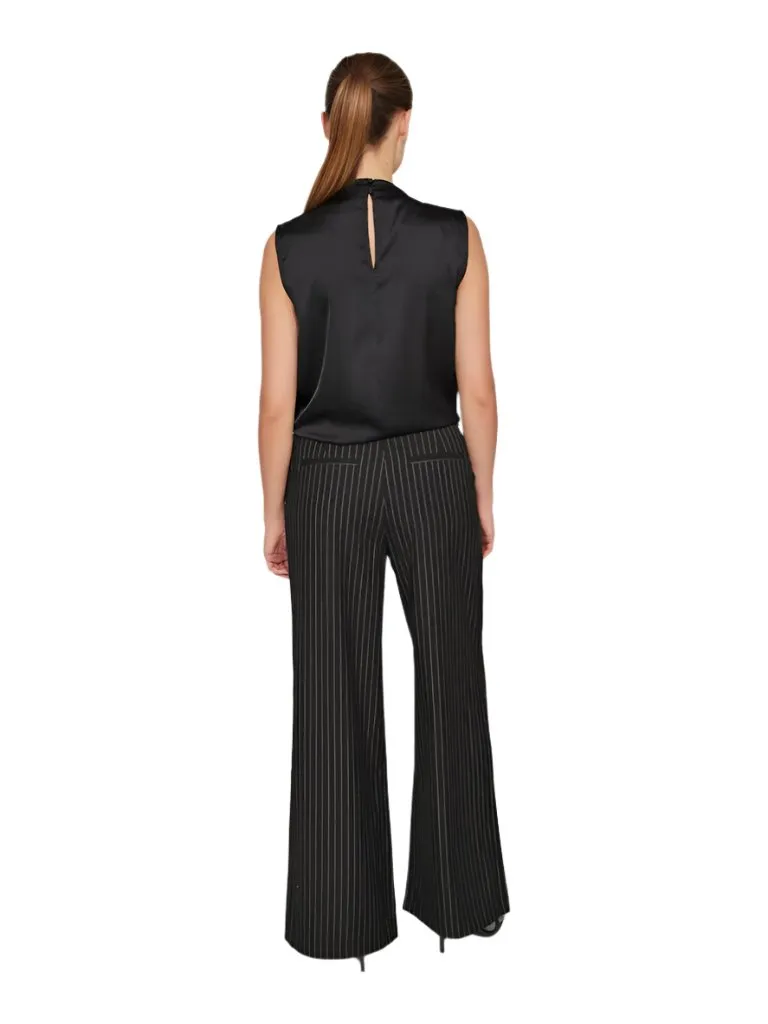Vila Womens Pants Esma HW Black Beauty/Birch