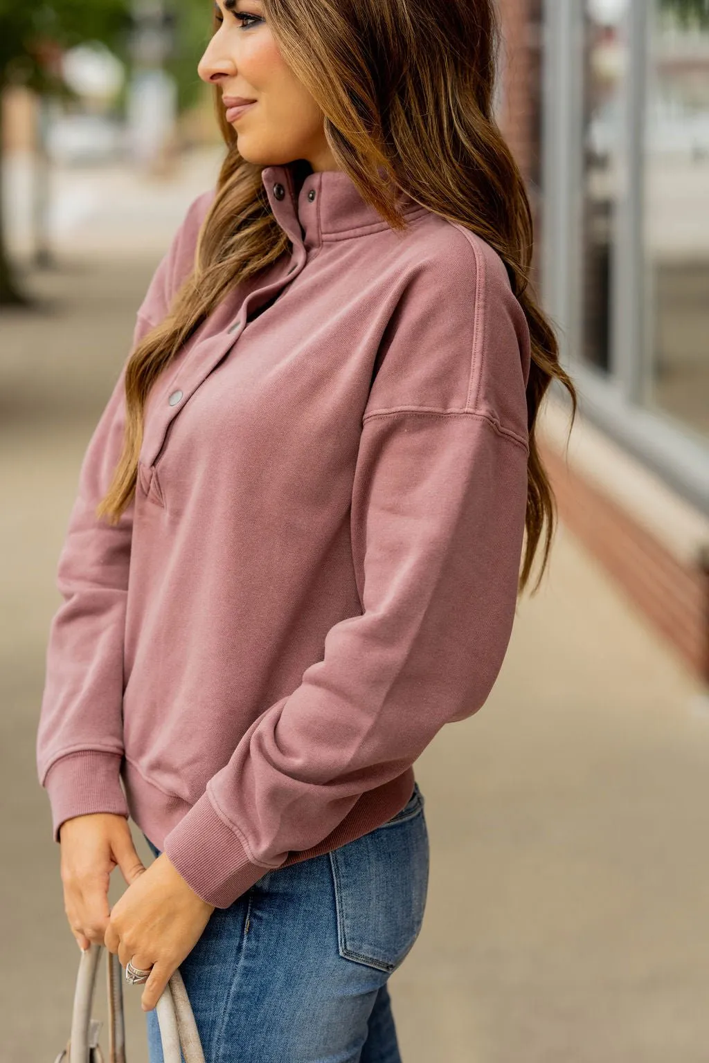 Vintage Four Snap Pullover