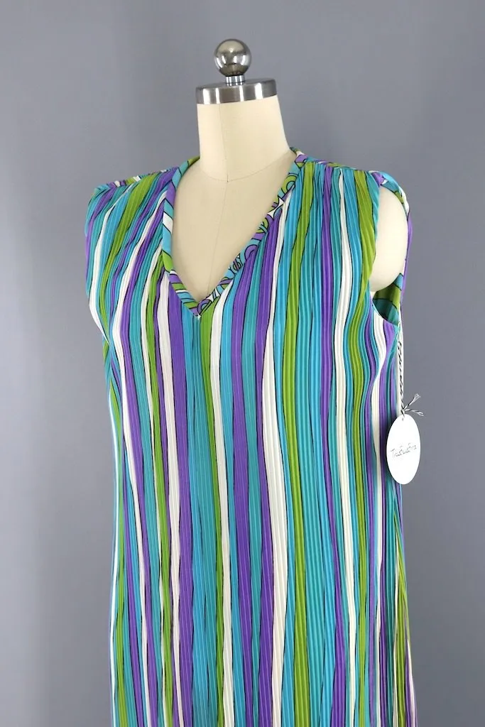 Vintage Mod Geometric Summer Dress