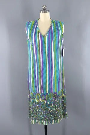 Vintage Mod Geometric Summer Dress