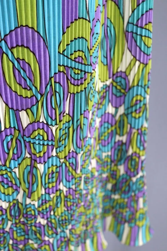 Vintage Mod Geometric Summer Dress