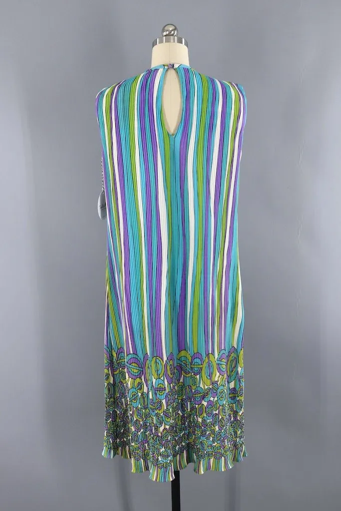 Vintage Mod Geometric Summer Dress