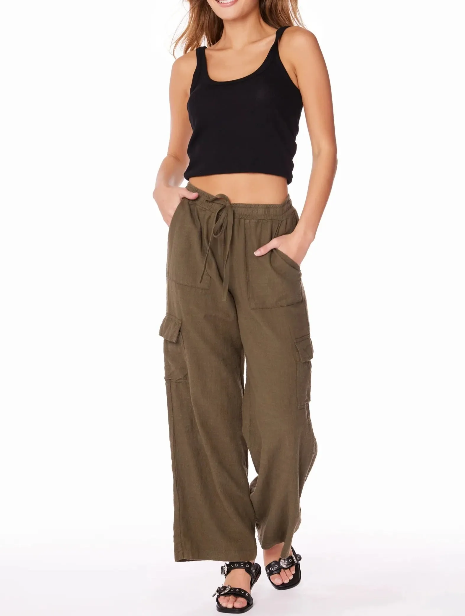 Wide Leg Cargo Pant
