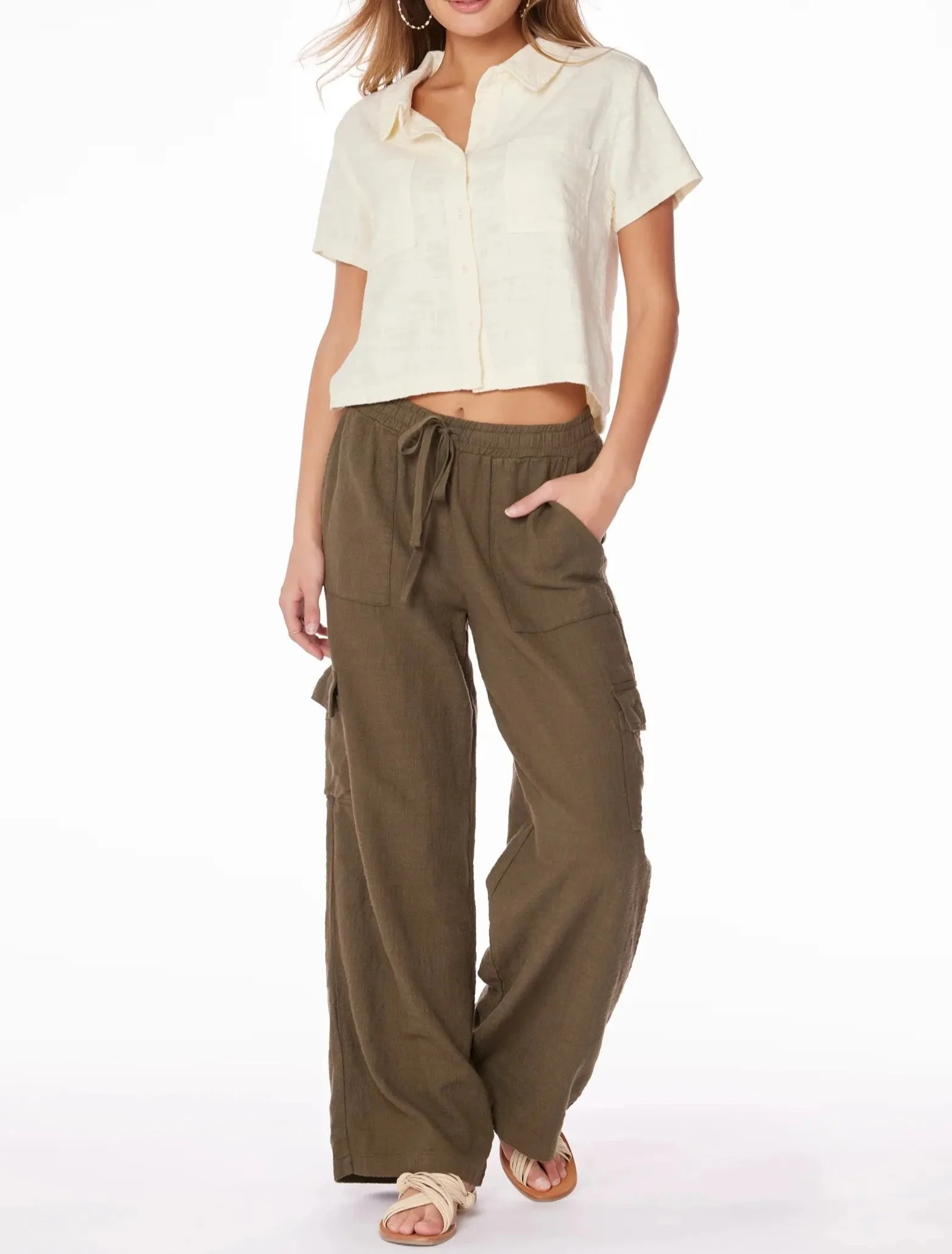 Wide Leg Cargo Pant