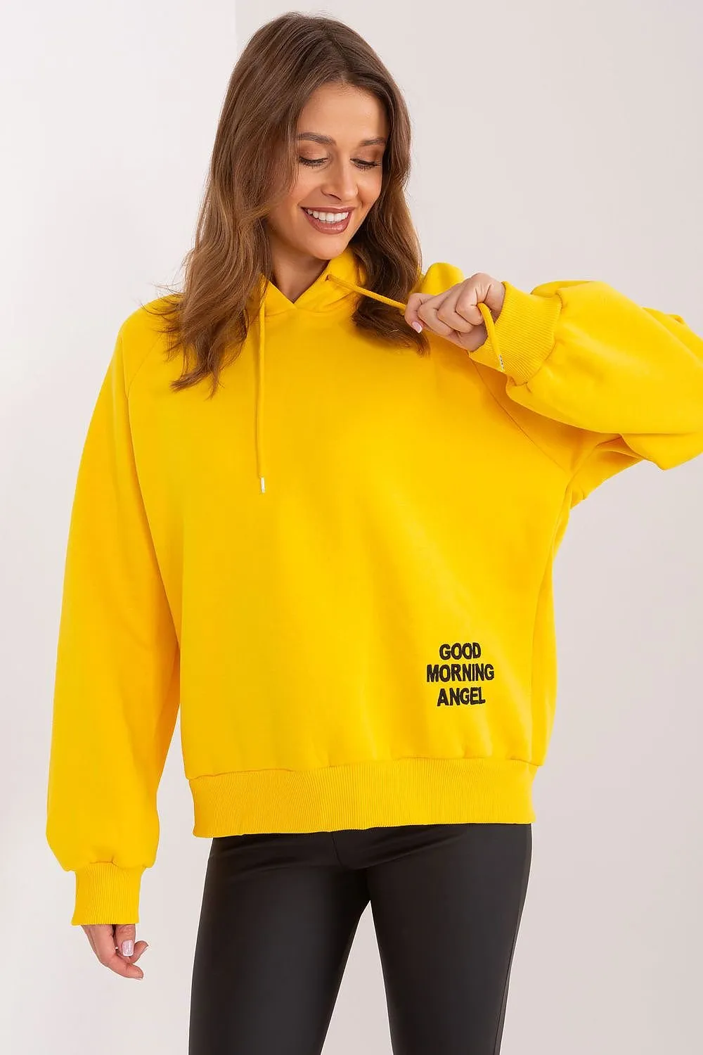Yellow Angel Sweatshirt Hoodie