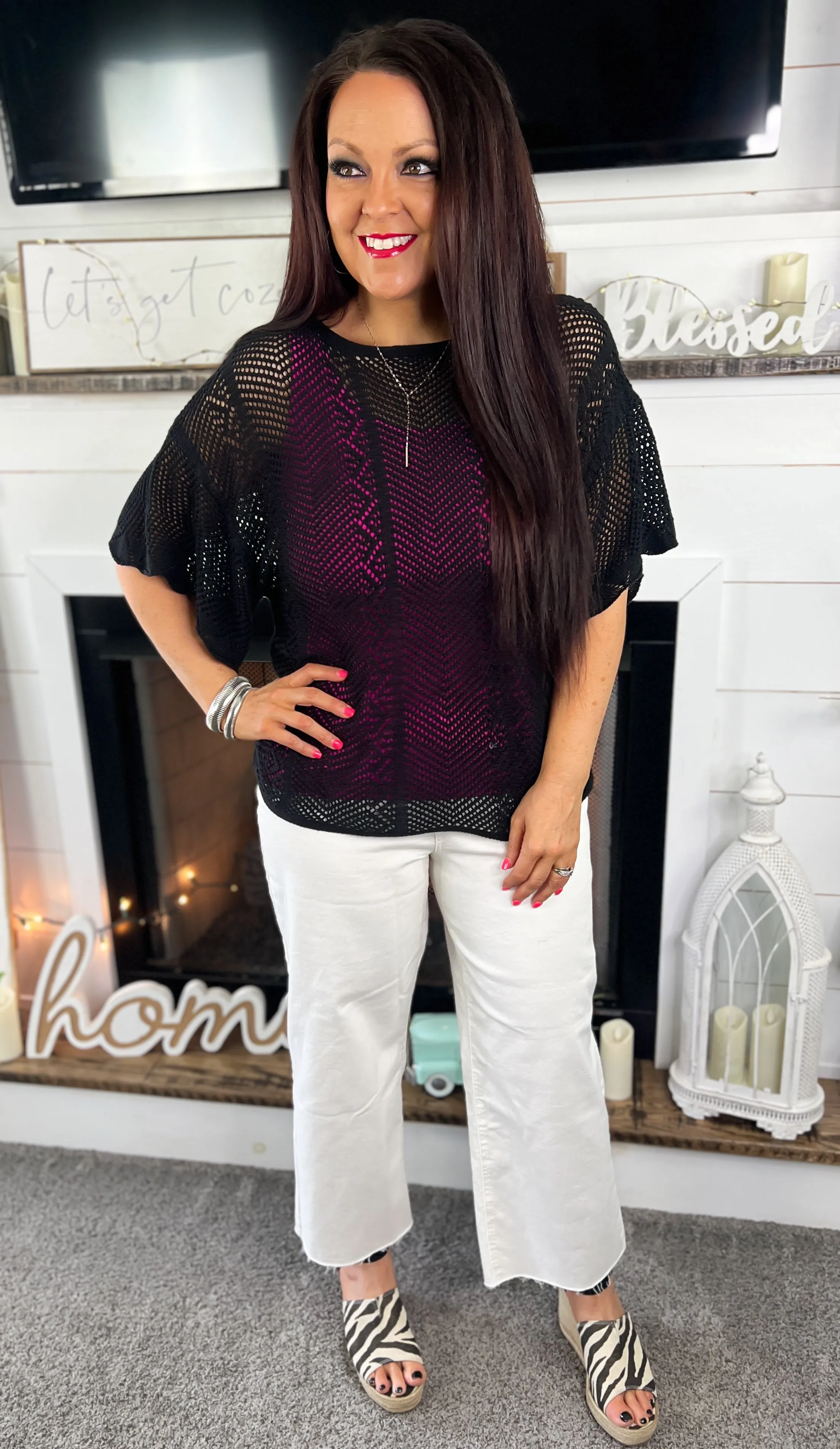 YMI Pearl Cropped Wide Leg Pants